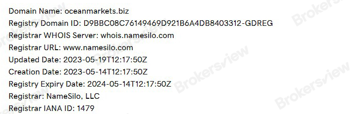 The new website of Ocean Makets was created on 14 May, 2023