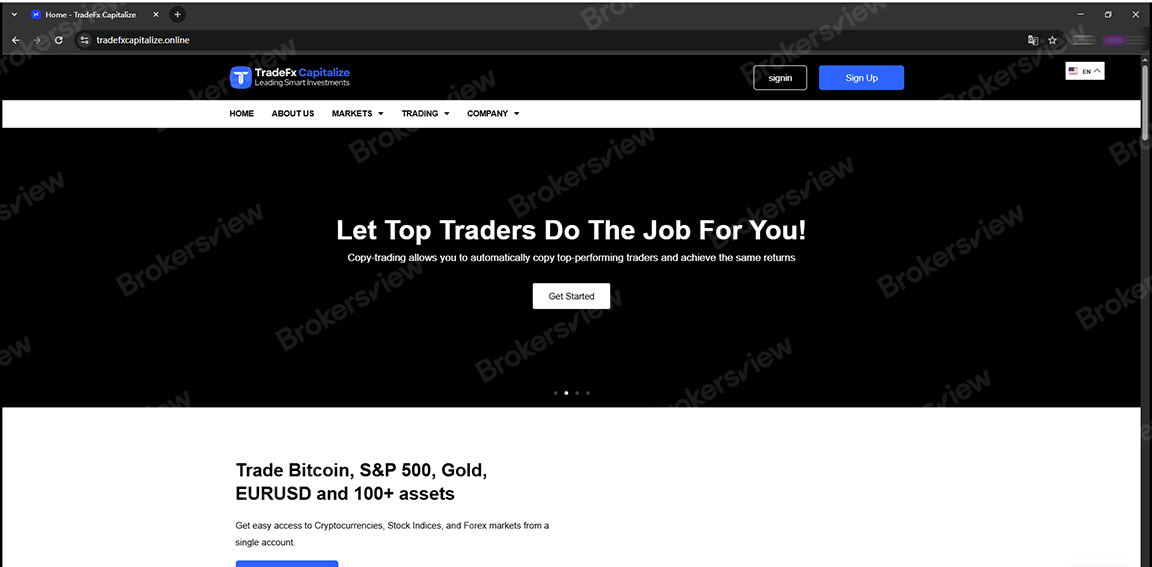 TradeFX Capitalize