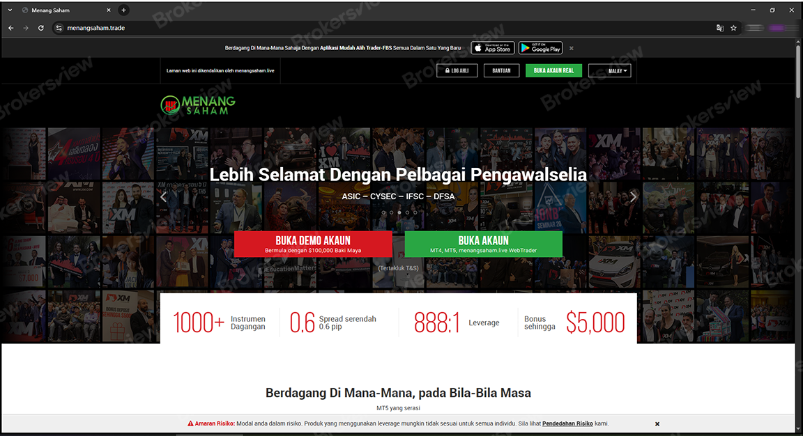 Menang Saham Trade